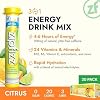 Zipfizz Daily Energy Drink Powder, Citrus, 20 Pack, 3-in-1 Sustained Energy, Rapid Hydration, and Essential Vitamins, Sugar-Free, Electrolyte Powder, Contains Vitamin B-12 & Antioxidants