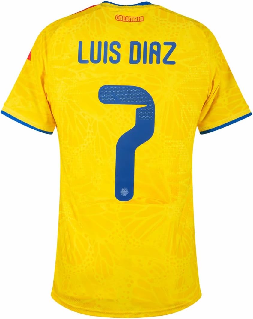 Colombia 2026 Men’s Soccer Jersey Fan Version Short & Long Sleeve Shirt for Game Day, Training, or Casual Wear