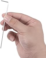 Vista 5 de uxcell Llave hexagonal de extremo de bola de 3/32 pulgadas, herramienta de reparación de brazo largo en forma de L 40Cr, SAE 5 piezas