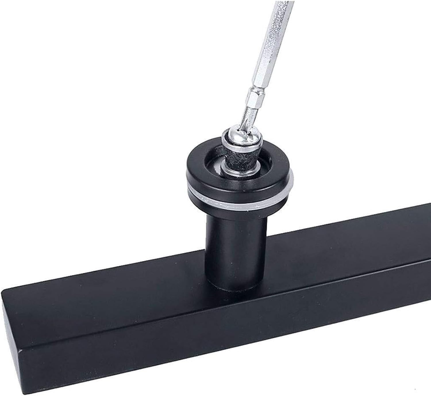 Matte Black Stainless Steel Square Tube Door Pull Handle is Suitable for Glass Doors,Sliding Doors,Wooden Doors,Metal Doors,Barn Doors (Size : 800x500mm)