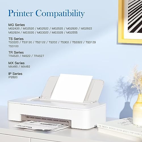 Valuetoner Replacement for Canon Ink Cartridges 245 and 246 Pg-245Xl Cl-246Xl PG-243 CL-244 Compatible with TR4520 MX492 MX490 MG2420 MG2520 MG2522 MG2920 MG2922 MG3022 MG3029 (3-Pack) 2 51RVSVvKjnL