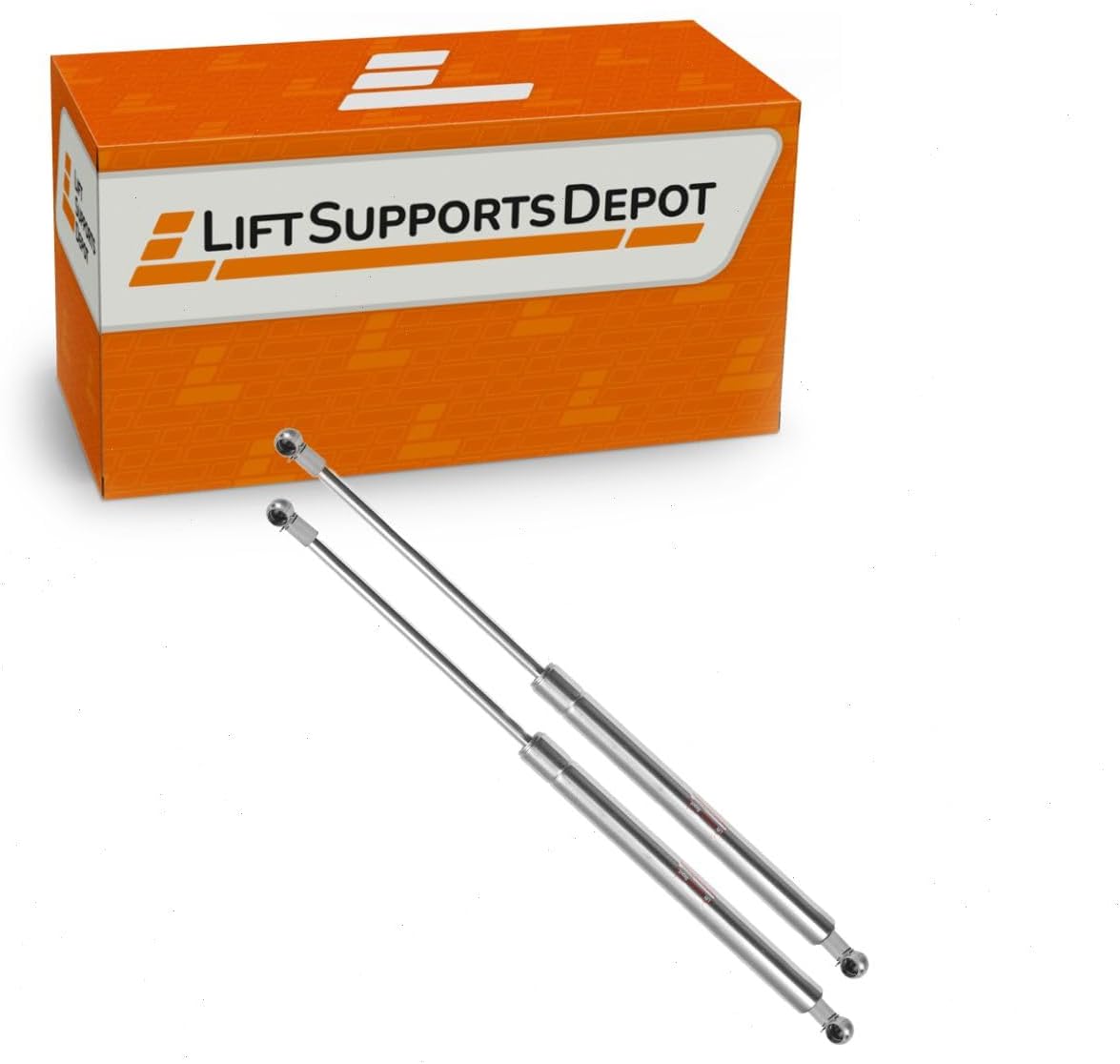 Lift Supports Depot Qty (2) 30 Inch 110lbs 13mm Ball Socket "Stainless Steel" Lift Supports, Gas Struts 10/22 Marine Grade Shocks