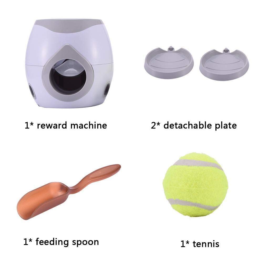 Lanceur de balle automatique pour chien, lanceur de balles automatique pour dressage de chien, jeu interactif pour chiot et animal domestique, machine à lancer pour la plupart des chiens, 1