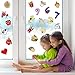 200 pcs Alphabet Lore Sticker, Alphabet Number Stickers Waterproof Letter Sticker for Kids Students for Cup Phone Refrigerator Skateboard Laptop Decoration Stickers