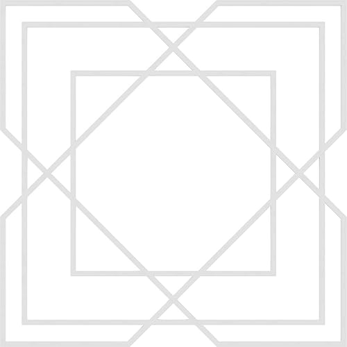 Miniatura 9 de Ekena Millwork 23 38 pulgadas de ancho x 23 38 pulgadas de alto x 38 pulgadas de alto, grandes paneles de pared decorativos de madera de lago en PVC