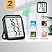 Antonki 2 Pack Room Thermometer for Home, Hygrometer Indoor Humidity Meter Gauge, Digital Temperature and Humidity Sensor Monitor for House, Terrarium, Incubator, Greenhouse - Battery Included