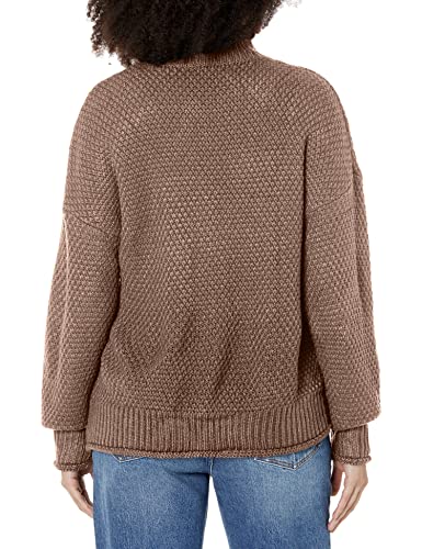 Image of ZESICA Women's Turtleneck Batwing Sleeve Loose Oversized Chunky Knitted Pullover Sweater Jumper Tops