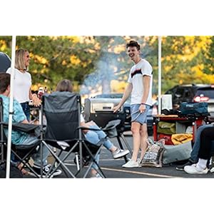 Camp Chef 20" Pursuit Portable Pellet Grill, PPG20, Black, Stainless, Total Rack Surface Area: 501 sq. in Camp Chef 20 Pursuit Portable Pellet Grill PPG20 Black Stainless Total Rack Surface Area 501 sq in