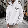 Christian Jesus Hoodies For Men Child Of God Letter Printed Hooded Sweatshirts Pullover Oversized Casual Fashion Tops White M #2