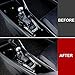 Kadore Interior Gear Shift Panel Trim Frame Cover for Toyota C-HR CHR 2018 2019 2020 2021 2022 2023 Carbon Fiber Style Left Hand Drive