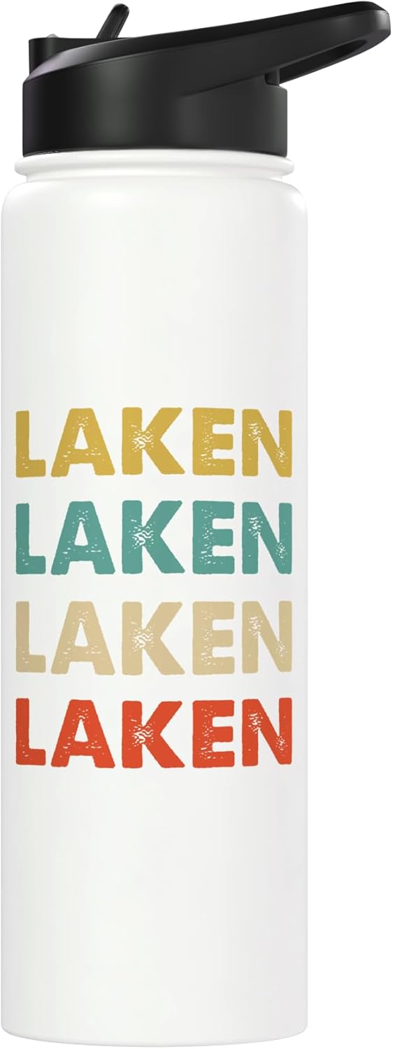 Laken Name Stainless Steel Insulated Water Bottle