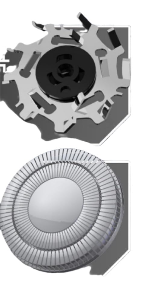 Replacement Mini Electric Shaver Blade,Pocket Size Electric Shaver for Men Women Blade,Portable Powerful Waterproof Electric Razor Cutter Head Blade