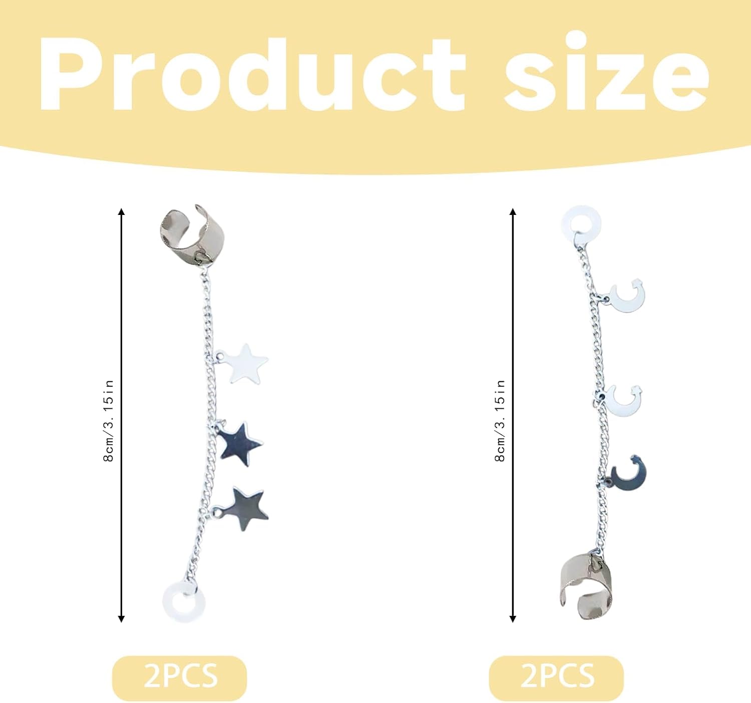 4 Pack Hearing Aids Clips Anti-Lost Clips Lanyard Protector Cochlear Implant Accessories for Seniors Adults