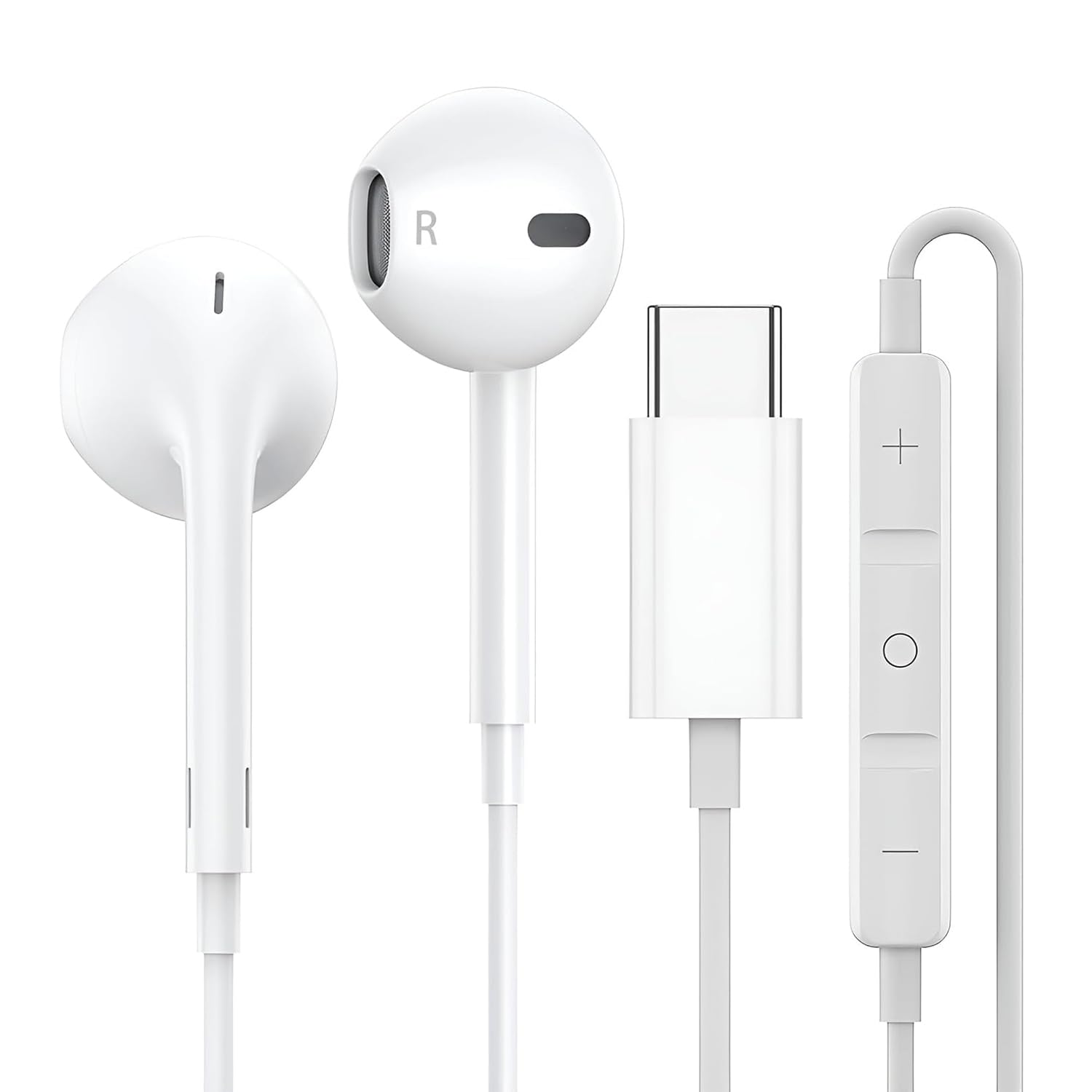 JXREV Wired Earphone in Ear Headset New Tuning Hole Earplug Design Stereo 14mm Noise Canceling Headset with Built-in Mic & Vol Control (WHT_IPHN 15_01) (B0D8Q43DF9) Amazon Price History, Amazon Price Tracker