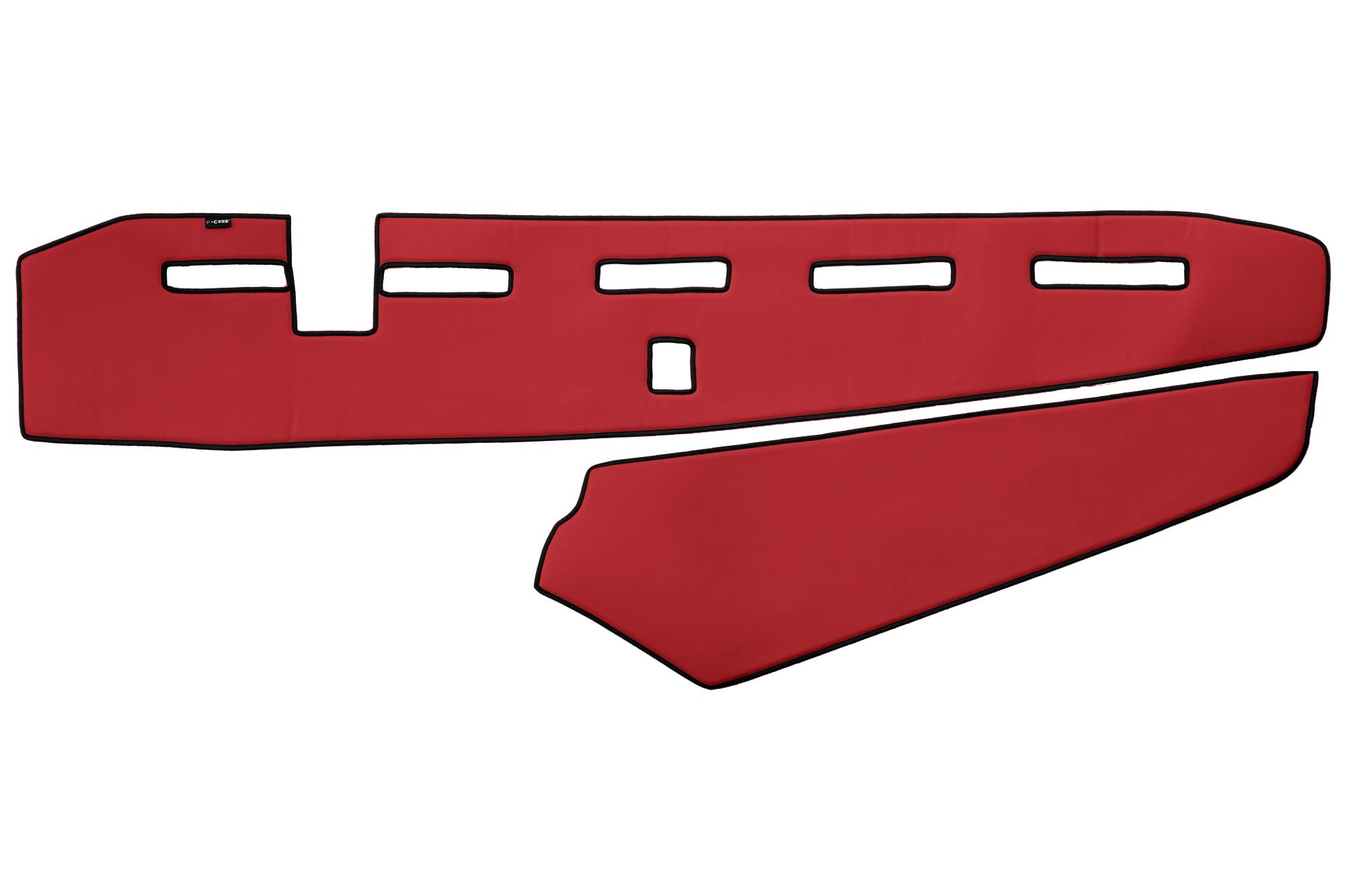 F-CORE Couvertures Tableau de Bord Camion compatibilité pour Volvo FH 4 01.13-12.19 avec capteur de proximité Rouge