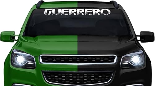 Miniatura 3 de Guerrero MX Mexico - Adhesivo para parabrisas de ventana, cartel gráfico de vinilo para parte trasera de auto, camión, SUV, vehículo, Estado,