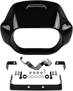 XMT-MOTO Vivid Black Front Headlight Fairing Cowl Fit for Harley Sportster S 2021-2025