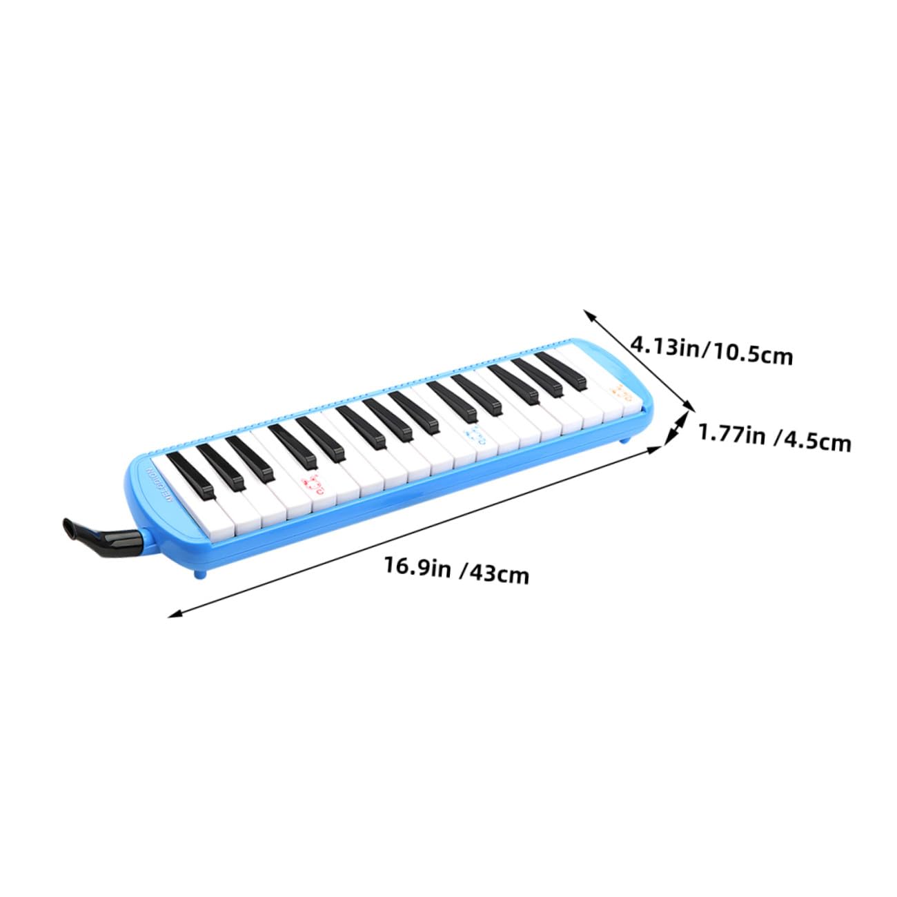 Mélodica à 32 Touches D119, Instrument à Vent Portable pour Débutants