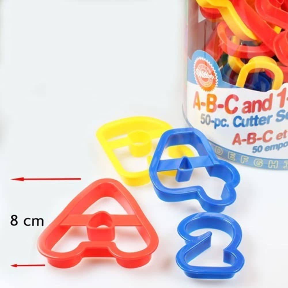 Wilton Alphabet and Number Cookie Cutter Set