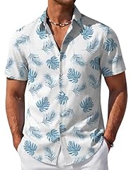 Light Blue Palm Leaf