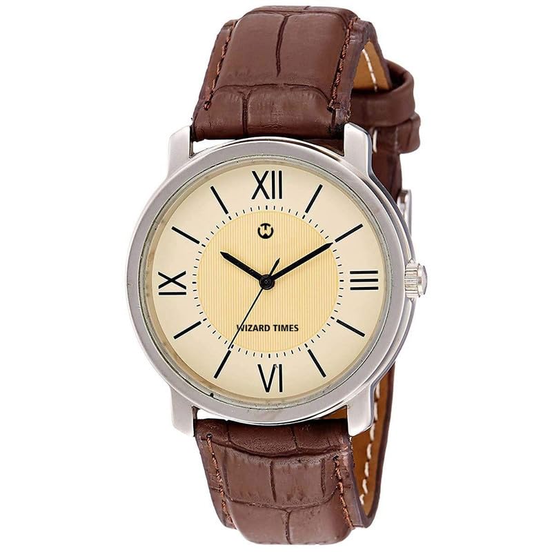 Cream Stainless Steel Cream Dial Day & Date Analog Mens Watch WT-52 (B0CRZ38MJN) Amazon Price History, Amazon Price Tracker