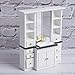 Okuyonic Dollhouse Furniture, Elegant Color Fine Workmanship Dollhouse Furniture Dollhouse Accessories Suitable for 1/12 Scale Dollhouse(White)