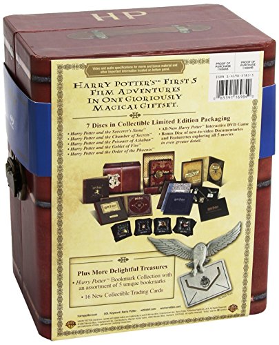 Harry Potter Years 1-5 Limited Edition Gift Set (Sorcerers Stone/ Chamber of Secrets/ Prisoner of Azkaban/ Goblet of Fire/ Order of the Phoenix) image 5