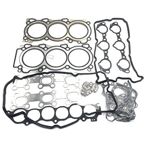 Image of VQ35DE Full Gasket Set 10101-CA025 50240900 10101-8J025 Engine Overhaul Gasket Kit Compatible for Nissan Maxima QX A33 Murano Z50 3.5L Car Spare Parts