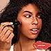 Nudestix Nudies Bloom Dewy and Radiant Cream Blush 3-in-1 All Over Face Colour For Cheeks, Eyes and Lips w/Blending Brush (Poppy Girl)