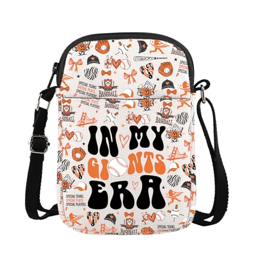 Lywjyb Birdgot Baseball Inspired CrossBody Bag Baseball Game Day Gift Baseballs Fan Gift