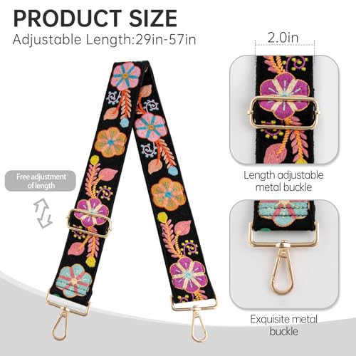 Image of Purse Straps Replacement Crossbody Wide Bag Strap for Purses Adjustable Shoulder Straps for Women Bags