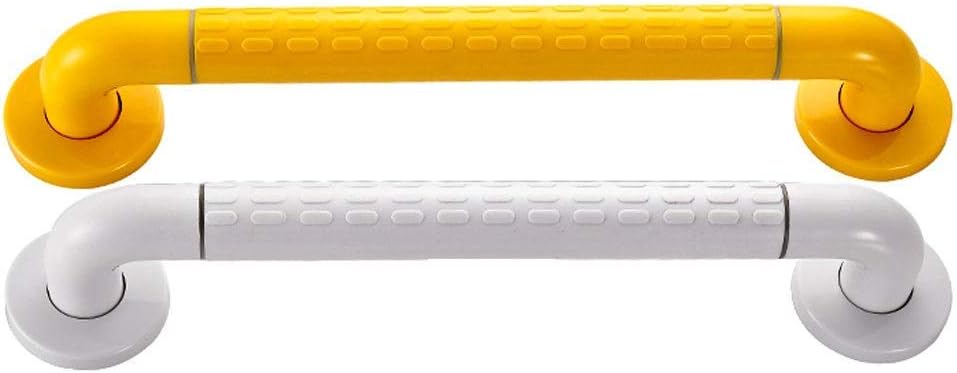 LCML Grab Bars for Bathtubs and Showers - Non Slip Handle Shower Grab Bars for Seniors, Shower Aides for Seniors Wall Mounted Assist Rail Bathtub Handicap Railing/Yellow/30Cm : Health & Household