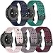 FitTurn Sport Bands Compatible with Suunto 9 Peak pro/vertical Watch Bands, 22mm for Women/Men Waterproof Soft Silicone Replacement Strap Accessories for Suunto 9 Peak pro/vertical smartwatch (FiveColors-A)