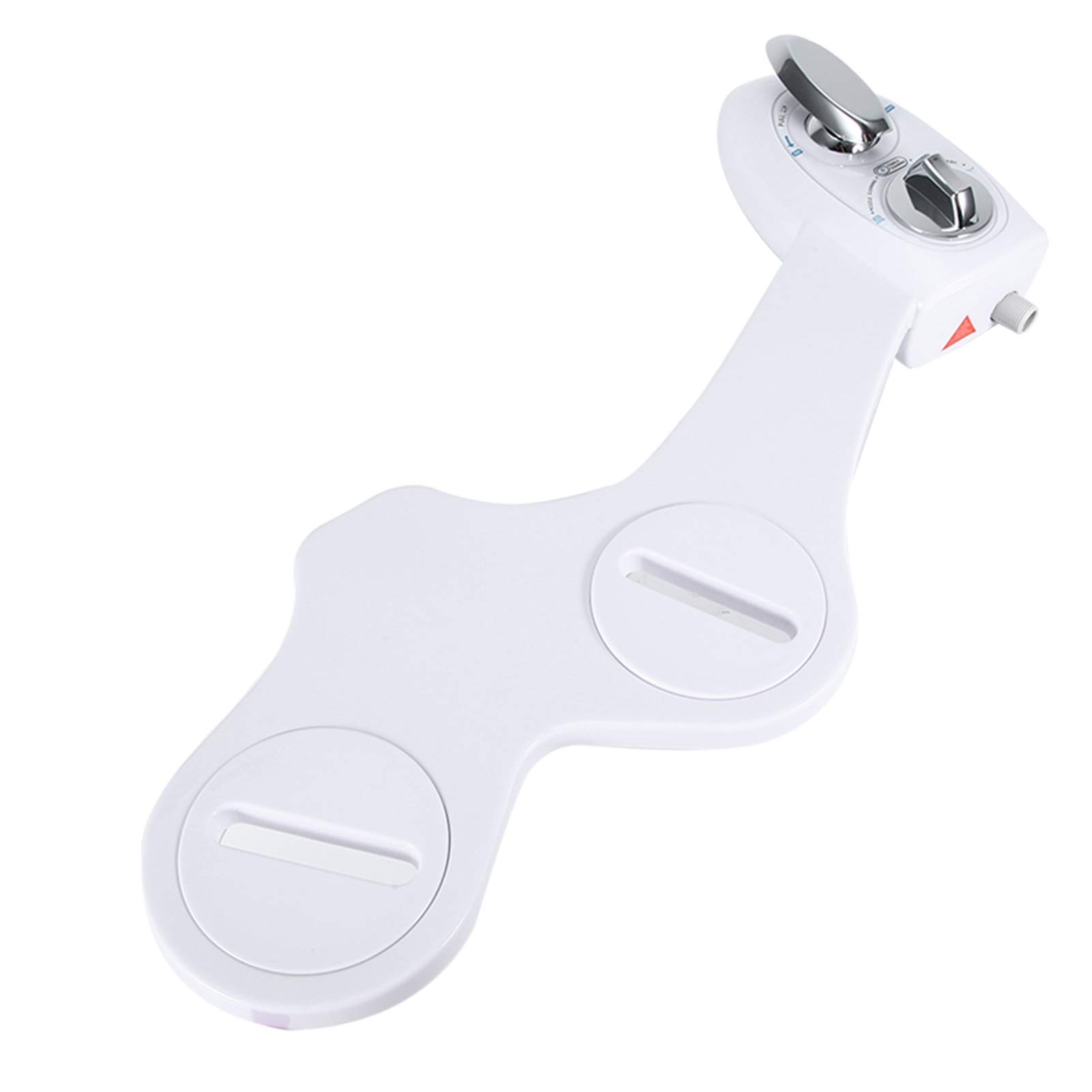 Nieelektryczny mechaniczny bidet Deska sedesowa Regulowana nasadka do natrysku świeżej wody z dyszą samoczyszczącą dla dorosłych Dzieci Seniorzy Ceramiczna biała rura ze stali