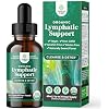 Organic Lymphatic Support Drainage Drops - Herbal Lymphatic Cleanse and Immune Support Supplement with Organic Echinacea Goldenseal & Red Clover Extract - Vegan Non GMO and Alcohol Free - 2 Fl Oz