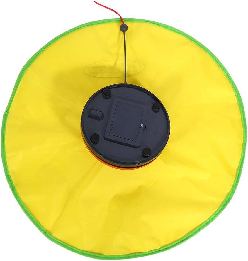 Yellow cat plate funny cat toy 4 speeds Electronic Meow Undercover Clawing Mouse Cat Interactive Toy Training Tool