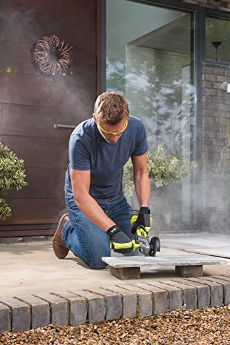 RYOBI 18 V ONE+ Brushless Akku-Winkelschleifer R18AG7-0 (Scheibendurchmesser 125 mm, Leerlaufdrehzahl 0-11.000 min-1, Bohrungs-Ø 22 mm, inkl. Schruppscheibe, ohne Akku & Ladegerät im Karton) – Bild 5