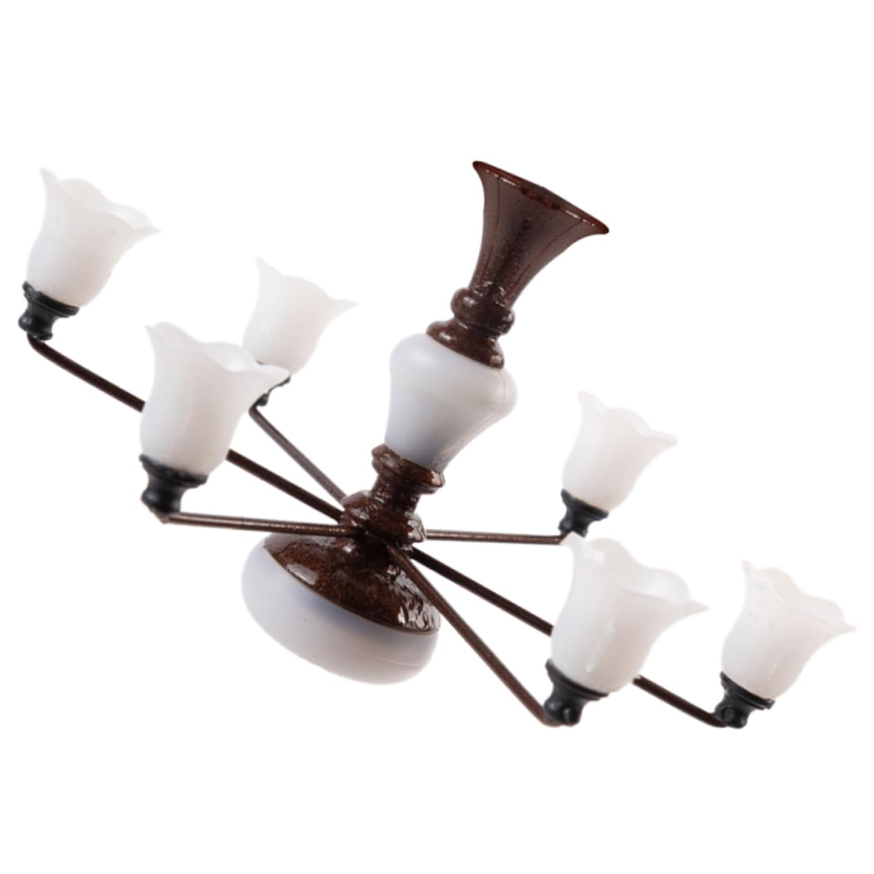 Lurrose Mini Luminous Ceiling Lamp Model for Sand Table Building DIY Tiny Wall Lamp for Mini House Decoration Unique Home Accessory for Realistic Detail and Charming Scenes