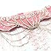 ROYAL SMEELA Belly Dance Costume for Women Tribal Belly Dance Bra and Belt Sexy Professional Dancing Suit Carnival Bra Belt Pink
