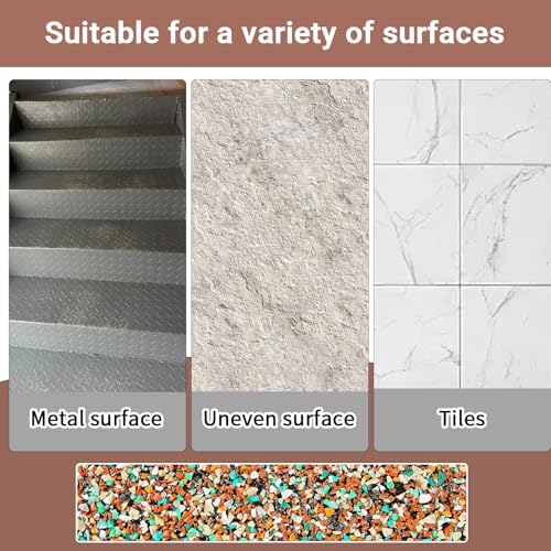 Image of Heavy Duty Anti Slip Tape 2 inch x15FT - Red Grit Rubber Grip Tape for Stairs, Showers, Pool & Bathroom Safety Waterproof Non-Slip Traction Strips Indoor /Outdoor Use
