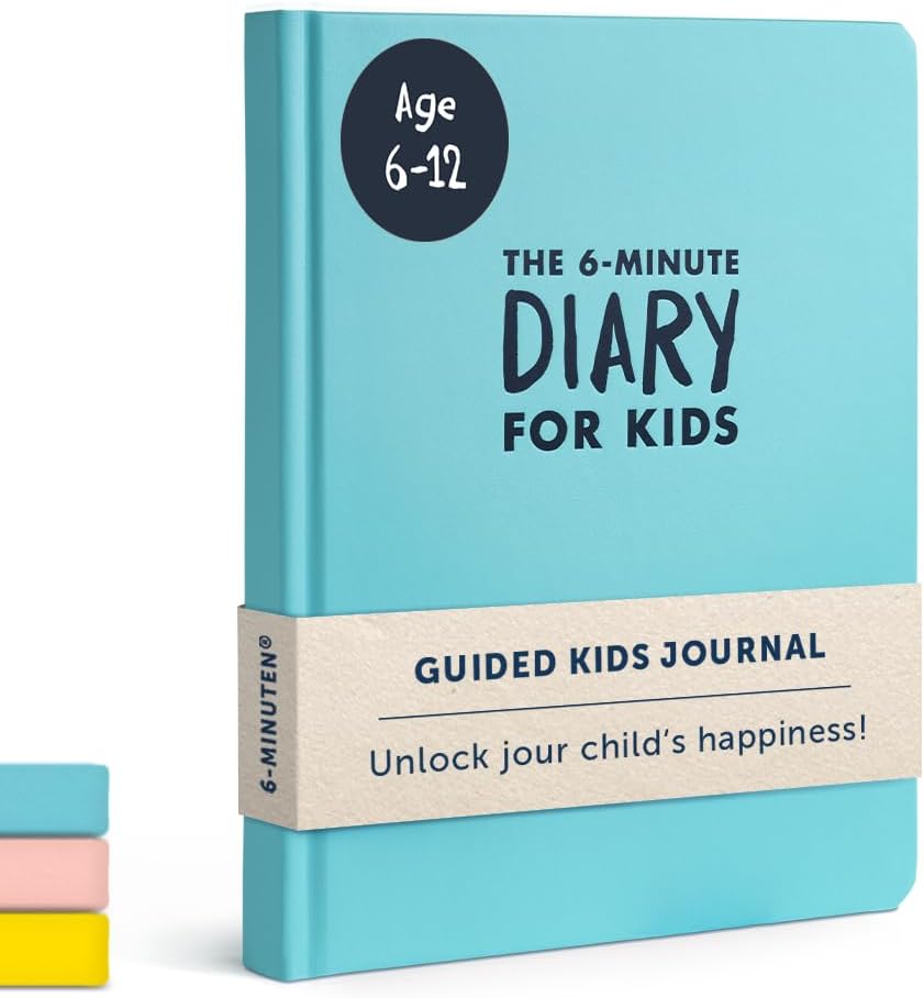 6-Minute Kids Diary – Journal for Kids 6-12 to Develop a Happy Self Mindfulness and Positive Habits – Kids Gratitude Journal for Girls & Boys 6-Minute Kids Diary – Journal for Kids 6-12 to Develop a Happy Self Mindfulness and Positive Habits – Kids Gratitude Journal for Girls & Boys