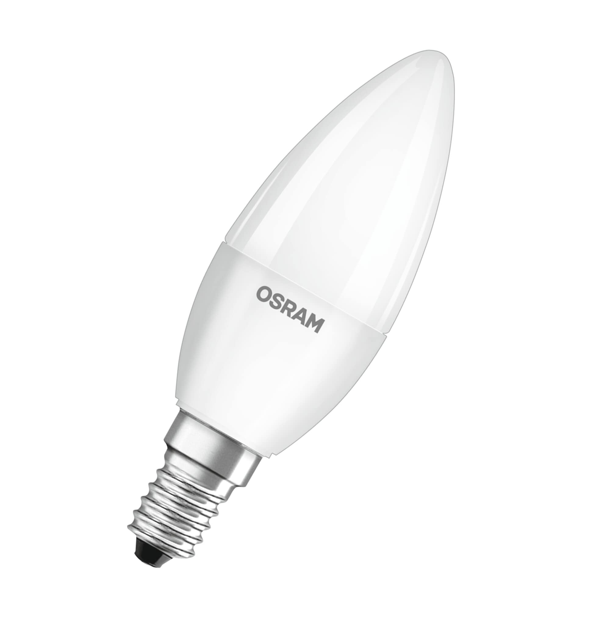 OSRAM LED Base Classic B, a forma di candela con base E14, non dimmerabile, sostituisce 40 Watt, opaco, bianco caldo - 2700 Kelvin, confezione da 40 pz.