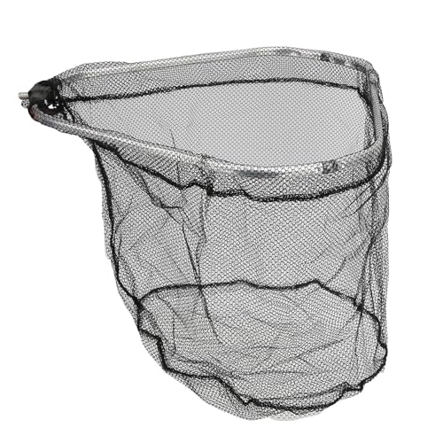 equlup Filet de pêche, têtes d'épuisette triangulaires Pliables en Alliage d'aluminium, Grande Maille avec Boucle pour Attraper Poissons, Oiseaux, crevettes