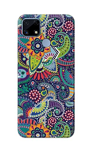 Image of Printed Hard Back Cover Case for Realme C25 | Realme C25s Back Cover (Miraculous Patterns) -1803