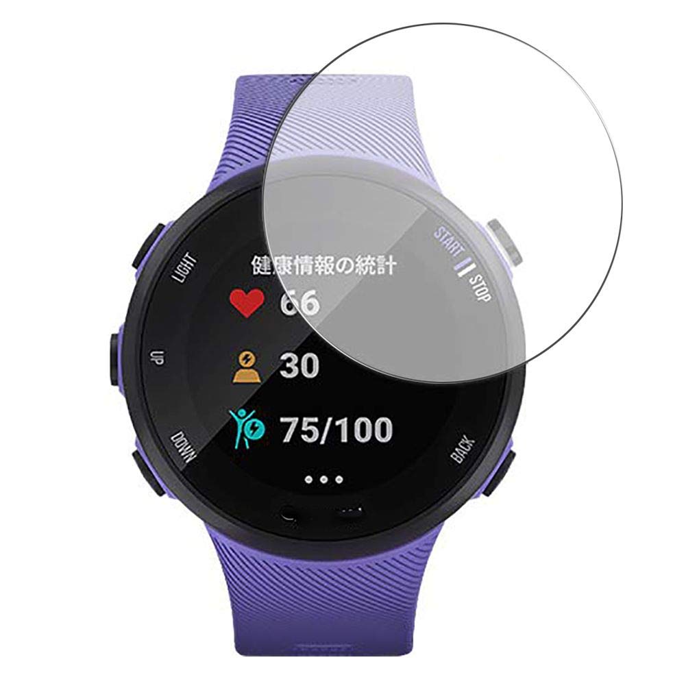Puccy 3 Pack Anti Blue Light Screen Protector Film, compatible with GARMIN  ForeAthlete 45 45S TPU Guard （ Not Tempered Glass Protectors ）