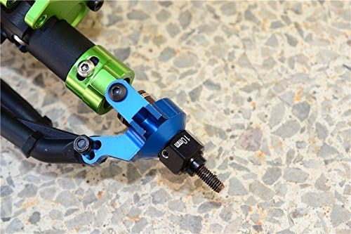 Aluminum Wheel Hex +2mm for 1/10 Axial SMT10 Grave Digger AX90055 / Yeti Score AX90068 Upgrades - Black