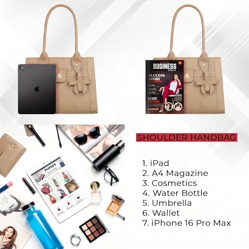 Image of Fostelo Women's Ocean Side Satchel Tote Handbag for Women | Ladies Purse | Stylish Shoulder Bag | Gift For Women