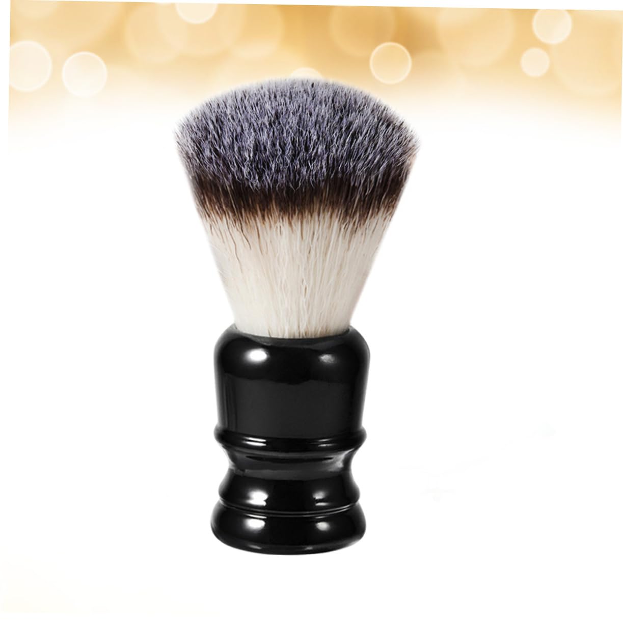 BELLIFFY Men's Beard Brush Black Shaving Brush Synthetic Bristles Cleaning Kit Style