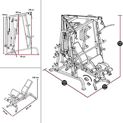 Marcy MD-9010G Home Gym Smith Machine with Weight Bench Marcy MD-9010G Home Gym Smith Machine with Weight Bench