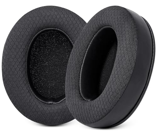 Replacement Ear Pads for Sennheiser HD280/HD280-13/HD280-Pro/HD281/HMD280/HMD280 Pro/HMD280-13/HMD281/HMD281 Pro Headphones, Earpads Cushions with Upgrade Memory Foam - Black